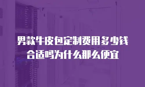 男款牛皮包定制费用多少钱合适吗为什么那么便宜