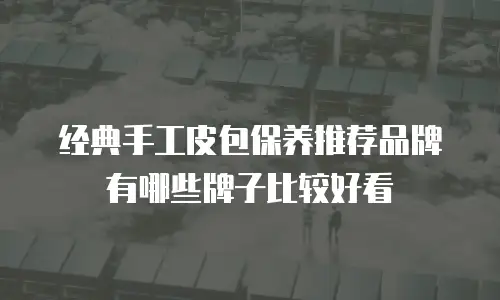 经典手工皮包保养推荐品牌有哪些牌子比较好看