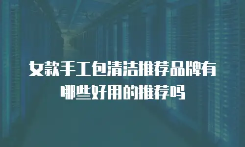 女款手工包清洁推荐品牌有哪些好用的推荐吗