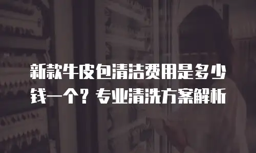 新款牛皮包清洁费用是多少钱一个？专业清洗方案解析