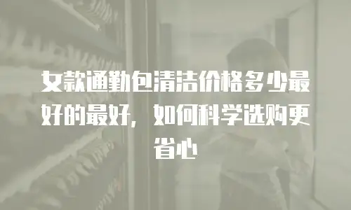 女款通勤包清洁价格多少最好的最好，如何科学选购更省心