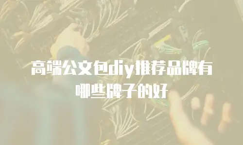 高端公文包diy推荐品牌有哪些牌子的好