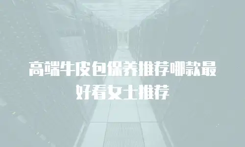 高端牛皮包保养推荐哪款最好看女士推荐