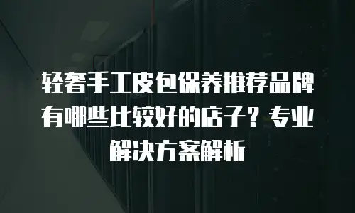 轻奢手工皮包保养推荐品牌有哪些比较好的店子？专业解决方案解析