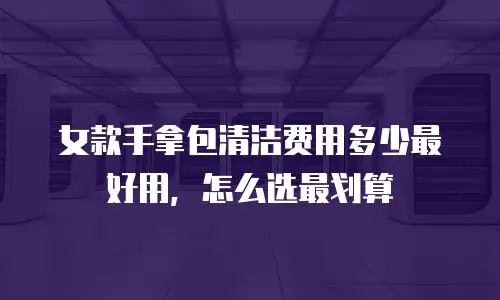 女款手拿包清洁费用多少最好用，怎么选最划算