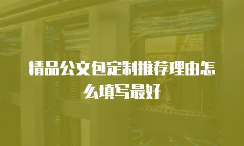 精品公文包定制推荐理由怎么填写最好
