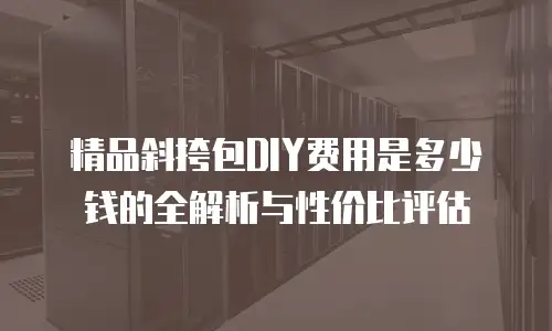 精品斜挎包DIY费用是多少钱的全解析与性价比评估