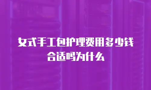 女式手工包护理费用多少钱合适吗为什么