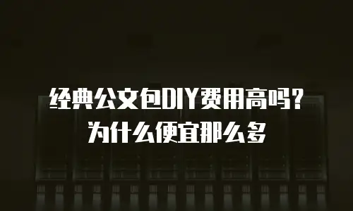 经典公文包DIY费用高吗？为什么便宜那么多
