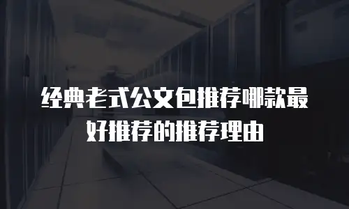 经典老式公文包推荐哪款最好推荐的推荐理由
