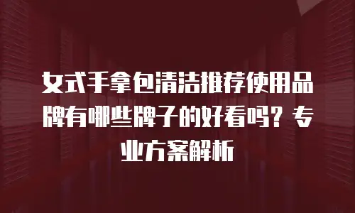 女式手拿包清洁推荐使用品牌有哪些牌子的好看吗？专业方案解析