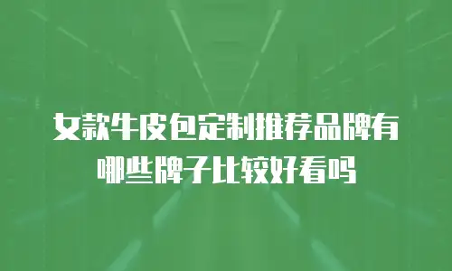 女款牛皮包定制推荐品牌有哪些牌子比较好看吗
