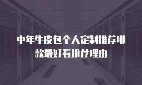 中年牛皮包个人定制推荐哪款最好看推荐理由