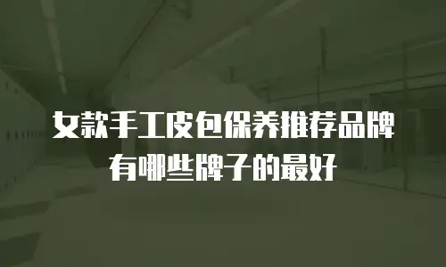 女款手工皮包保养推荐品牌有哪些牌子的最好