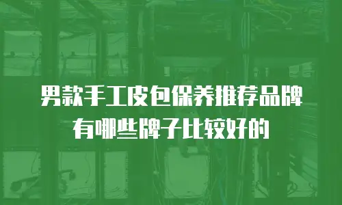 男款手工皮包保养推荐品牌有哪些牌子比较好的