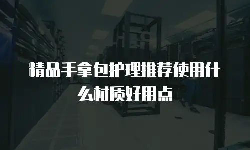 精品手拿包护理推荐使用什么材质好用点