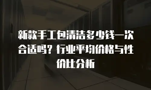 新款手工包清洁多少钱一次合适吗？行业平均价格与性价比分析