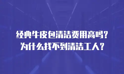 经典牛皮包清洁费用高吗？为什么找不到清洁工人？