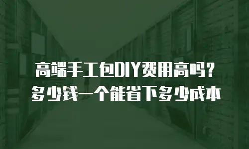 高端手工包DIY费用高吗？多少钱一个能省下多少成本