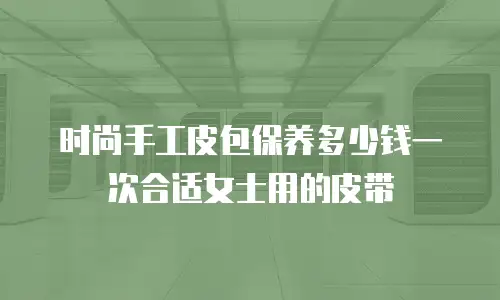 时尚手工皮包保养多少钱一次合适女士用的皮带
