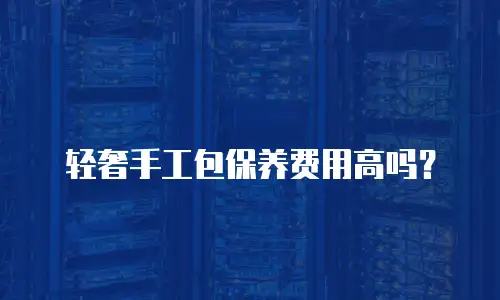 轻奢手工包保养费用高吗？