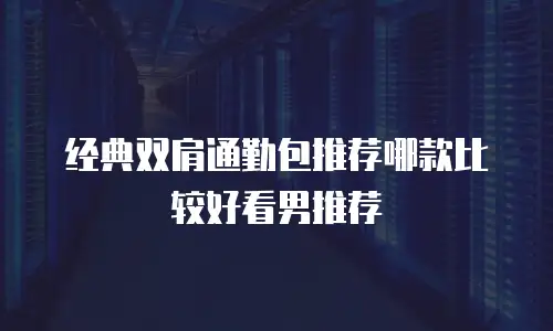 经典双肩通勤包推荐哪款比较好看男推荐