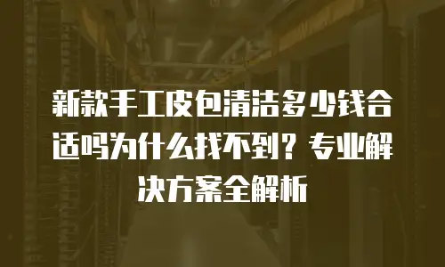 新款手工皮包清洁多少钱合适吗为什么找不到？专业解决方案全解析