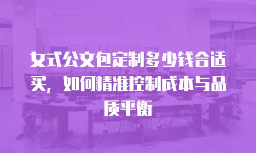 女式公文包定制多少钱合适买，如何精准控制成本与品质平衡