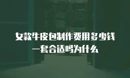 女款牛皮包制作费用多少钱一套合适吗为什么