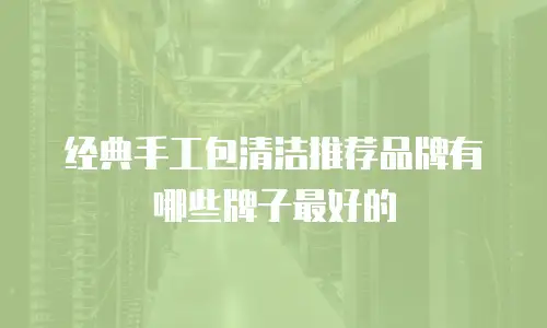经典手工包清洁推荐品牌有哪些牌子最好的