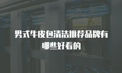 男式牛皮包清洁推荐品牌有哪些好看的