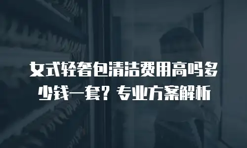 女式轻奢包清洁费用高吗多少钱一套？专业方案解析