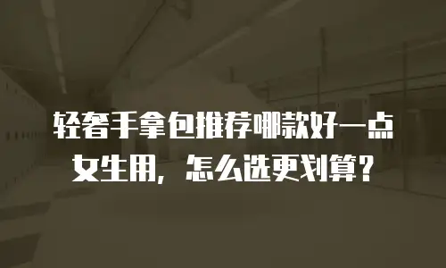 轻奢手拿包推荐哪款好一点女生用，怎么选更划算？