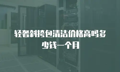轻奢斜挎包清洁价格高吗多少钱一个月