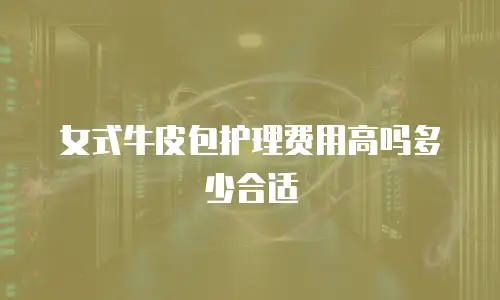 女式牛皮包护理费用高吗多少合适