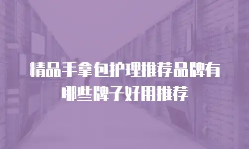精品手拿包护理推荐品牌有哪些牌子好用推荐