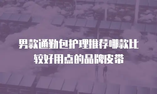 男款通勤包护理推荐哪款比较好用点的品牌皮带