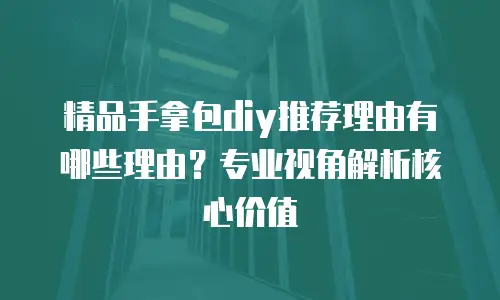 精品手拿包diy推荐理由有哪些理由？专业视角解析核心价值