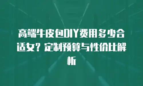 高端牛皮包DIY费用多少合适女？定制预算与性价比解析