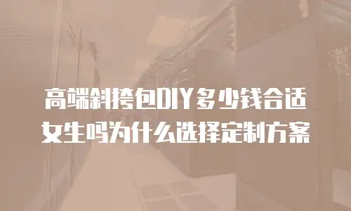 高端斜挎包DIY多少钱合适女生吗为什么选择定制方案