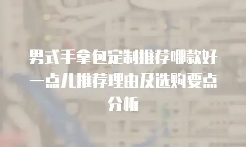 男式手拿包定制推荐哪款好一点儿推荐理由及选购要点分析