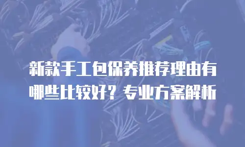 新款手工包保养推荐理由有哪些比较好？专业方案解析