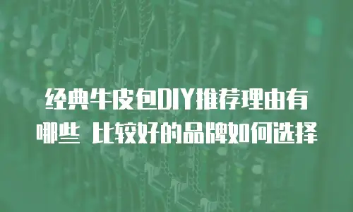 经典牛皮包DIY推荐理由有哪些 比较好的品牌如何选择