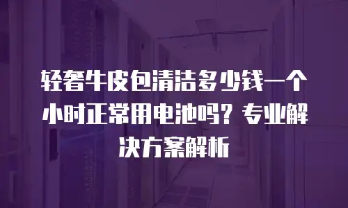 轻奢牛皮包清洁多少钱一个小时正常用电池吗？专业解决方案解析