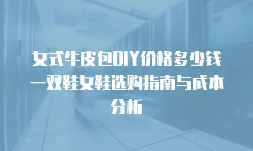 女式牛皮包DIY价格多少钱 一双鞋女鞋选购指南与成本分析