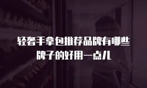 轻奢手拿包推荐品牌有哪些牌子的好用一点儿