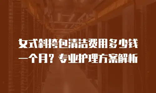 女式斜挎包清洁费用多少钱一个月？专业护理方案解析