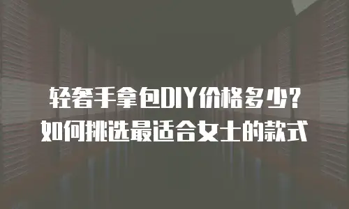轻奢手拿包DIY价格多少？如何挑选最适合女士的款式
