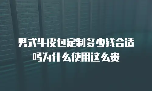 男式牛皮包定制多少钱合适吗为什么使用这么贵