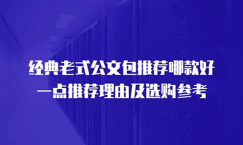 经典老式公文包推荐哪款好一点推荐理由及选购参考